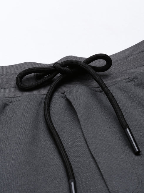 Charcoal Solid Track Pant